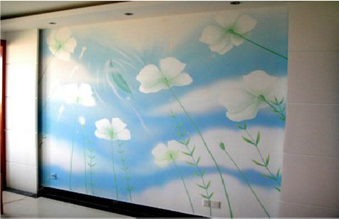 随州画墙绘怎么画好白云的蓬松感？