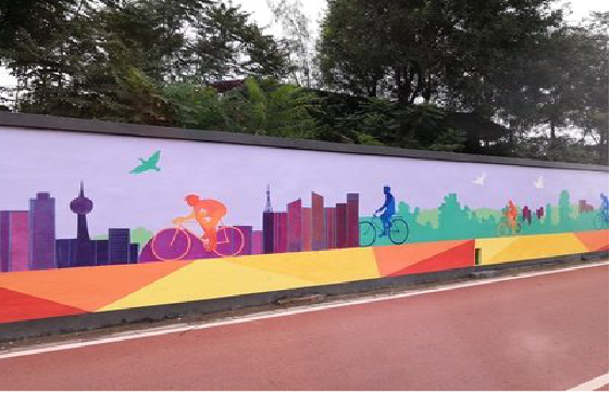 随州墙体彩绘-围墙