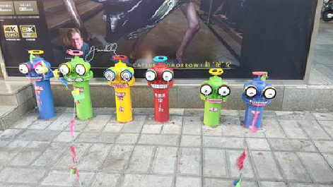 随州商业区彩绘