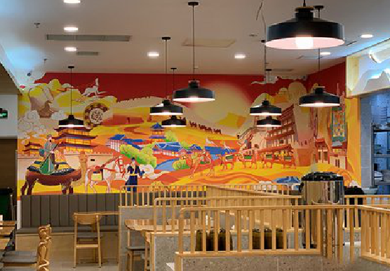 随州商业空间彩绘介绍。