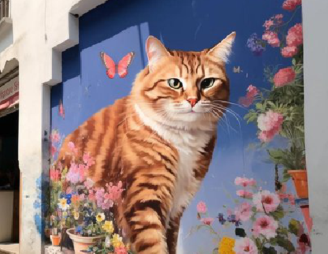 随州自己绘制有个性的手绘墙