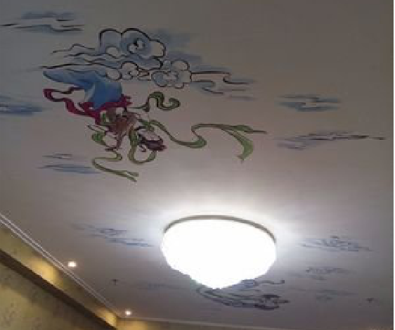 随州如何快速绘制天花板上的手绘墙？