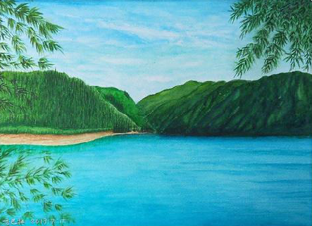 随州在墙绘中，如何绘画绿水青山？