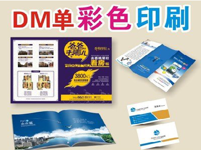 随州单页印刷，色彩搭配简单。